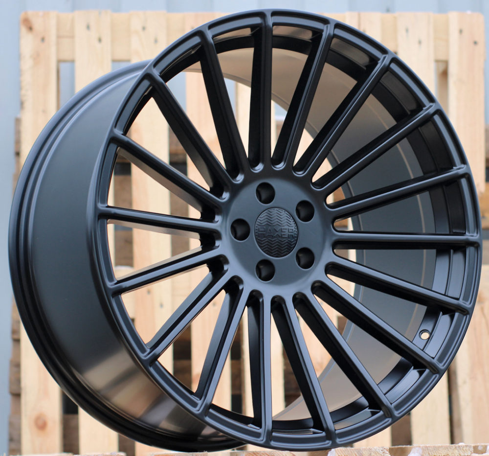 valuveljed Haxer HX010BlackHalfMatt(BLHM)HAXER(P+Z1)(FRONT+REAR)
